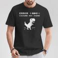 404 エラーコスチューム Not Found シャツ 面白い ハロウィン インターネット Tシャツ 面白い贈り物