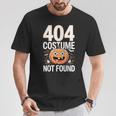 404 コスチューム未発見 ピクセルアート ハロウィンデザイン Tシャツ 面白い贈り物