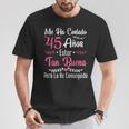 45 Cumpleaños 45 Años Hecha En 1980 Regalos Camiseta unisex Regalos divertidos