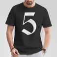 5番目 古英語の中世スタイルの五 Tシャツ 面白い贈り物