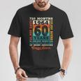 60 Years 720 Months Of Being Awesome Born 1964 60歳の誕生日 Tシャツ 面白い贈り物