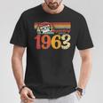 60 年代の誕生日パーティー パーティー 62 歳の誕生日ヴィンテージ 1963 Tシャツ 面白い贈り物