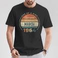 60歳の誕生日ギフト 男性 女性 60歳 3月 1964 Tシャツ 面白い贈り物