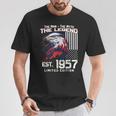 67 歳の誕生日 メンズ オリジナル ヴィンテージ 1957 Tシャツ 面白い贈り物