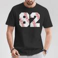 82 誕生日 野球 テーマ 誕生日 パーティー お祝い 82歳 Tシャツ 面白い贈り物