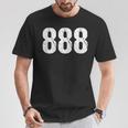 888 数秘術 スピリチュアルパーソナルナンバー 888 エンジェルナンバー Tシャツ 面白い贈り物