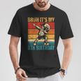 8歳の誕生日 軽くたたく少年 Bruh It's My 8Th Birthday Tシャツ 面白い贈り物