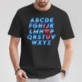 Abc アルファベット I Love You 英語 先生 バレンタインデー Tシャツ 面白い贈り物
