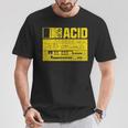 Acid Tb303 ベースペダル アナログシンセサイザー Dj Nerd Tシャツ 面白い贈り物