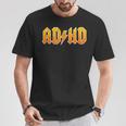 Adhd ロッカーtシャツ メンズ レディース キッズ Tシャツ 面白い贈り物