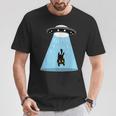 Alien Cat Abduction Ufo Cat Alien Abduction Tシャツ 面白い贈り物