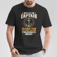 I Am The Captain Tシャツ 面白い贈り物