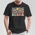 Auntie Godmother Bestie Aunt God Mother Bestie T-Shirt Personalized Gifts