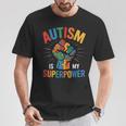Autism Is Myuperpower 自閉症啓発パズル プライド Tシャツ 面白い贈り物