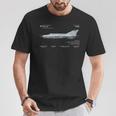 Avión De Combate Mig-21 Diseño De Avionesoviéticos De La Guerra Fría Camiseta unisex Regalos divertidos