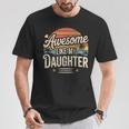 Awesome Like My Daughter Fathers Day Dad Jokes T-Shirt Unique Gifts