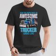 Awesome Trucker セミトラックドライバー ビッグリグ トラッカー Tシャツ 面白い贈り物