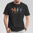 Bailarinas Retro Bailarinas De Balletintage Camiseta unisex Regalos divertidos
