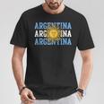 Bandera Patriótica Argentina Inspirada En Elol In Mangas Camiseta unisex Regalos divertidos