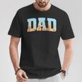 Baseball Dad Ice Cream Drip Fathers Day T-Shirt Unique Gifts