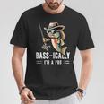 Bass-Ically I'm A Pro バスフィッシングアパレル メンズ キッズ Tシャツ 面白い贈り物
