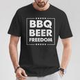 Bbq ビール 自由 Tシャツ 面白い贈り物