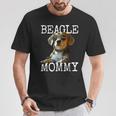 Beagle Mommyビーグル ママ フンデ ママについてつぶやく イングリッシュ・ビーグル ママ Tシャツ 面白い贈り物