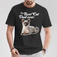 Best Cat Dad Ever Chatiamois T-Shirt Cadeaux drôles