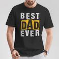 Best Dad Ever ヴィンテージ 父の日 おもしろ お父さん メンズ 夫 Tシャツ 面白い贈り物