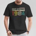 Best Of 1984 Classic Birthday 1984 Cassette Tapeintage Tシャツ 面白い贈り物