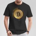 Bitcoin To The Moon And Back、ビットコイン暗号通貨グラフィック Tシャツ 面白い贈り物