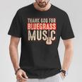 Bluegrass ミュージックギタープレーヤー 面白いバンジョー楽器 Tシャツ 面白い贈り物