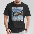 Bombardiro Crocodilo イタリアンブレインロットミーム Tシャツ 面白い贈り物
