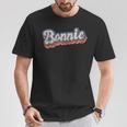 Bonnie 名前入りシャツ カスタムレタリング 70年代 Tシャツ 面白い贈り物