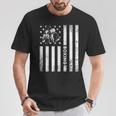 Boxerintage Boxing American Flag Boxing Distressed Tシャツ 面白い贈り物
