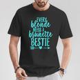 Cada Rubia Necesita Una Morena Mejor Amigo Coincidente Bff Camiseta unisex Regalos divertidos