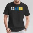 Canario Bandera Islas Canarias Canarias Bandera Camiseta unisex Regalos divertidos