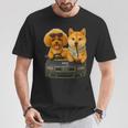 Car Dog Tシャツ 面白い贈り物