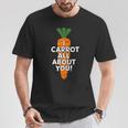 I Carrot All About You 面白い 野菜しゃれ 野菜愛好家 Tシャツ 面白い贈り物