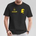 Cccp ソ連共産党 ロシア連邦 レーニンリーダー Tシャツ 面白い贈り物