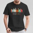 Chicago House Music レトロ ヴィンテージ シャツ ラブ シカゴ Tシャツ 面白い贈り物