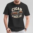 Cigar Mood Always On Cigar ファニーグラフィックtシャツ Tシャツ 面白い贈り物