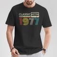 Classic 1977 Retro Birthday Idea 1977 Cassette Tapeintage Tシャツ 面白い贈り物