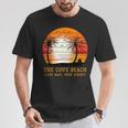 The Cove Beach Cape May New Jersey ビンテージ サンセット レトロ 太陽 Tシャツ 面白い贈り物
