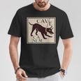 Cuidado Con El Perro Cave Canem Imagen Grecorromana Camiseta unisex Regalos divertidos