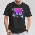 Cumpleaños Niña 11 Años Mariposas Y Número 11 Camiseta unisex Regalos divertidos