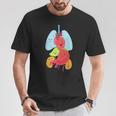 Cute Anatomy Internal Organs Body Tシャツ 面白い贈り物
