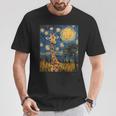 Cute Giraffe Africa Van Gogh Style Starry Night T-Shirt Personalized Gifts Cute Giraffe Africa Van Gogh Style Starry Night T-Shirt Personalized Gifts