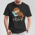 Cute Kawaii Otter Pajama かわいいカワウソのパジャマ Tシャツ 面白い贈り物