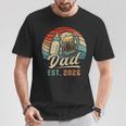 Dad Est 2026 年のパパ 初めての父の日 若いパパ 新しいパパ Tシャツ 面白い贈り物
